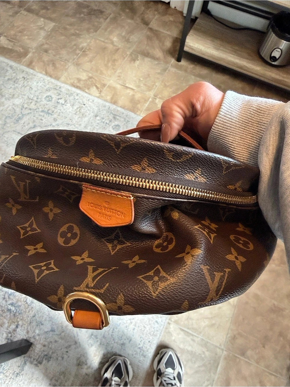 Louis Vuitton Monogram Bumbag Crossbody Bag in Brown